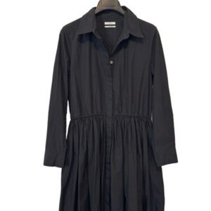 CO Collection Long Sleeve Elastic Waist Black Dress Size XL